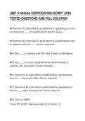 UNIT 6 MN566 ACTUAL TEST PAPER 2026 COMPLETE QUESTIONS AND ANSWERS GRADED A&plus;