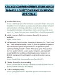 CRIS 605 COMPREHENSIVE STUDY GUIDE 2026 FULL QUESTIONS AND SOLUTIONS GRADED A&plus;
