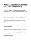 UNIT 6 MN566 CERTIFICATION SCRIPT 2026 TESTED QUESTIONS AND FULL SOLUTION