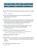 CRIS 605 FINAL TEST 2026 QUESTIONS WITH CORRECT ANSWERS GRADED A&plus;