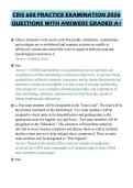 CRIS 605 PRACTICE EXAMINATION 2026 QUESTIONS WITH ANSWERS GRADED A&plus;