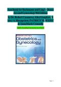 TEST BANK FOR Beckmann and Ling's Obstetrics and Gynecology Ninth&comma; North American Edition by Dr&period; Robert Casanova&comma; Alice Goepfert ISBN&colon; 978-1975180577 COMPLETE GUIDE ALL CHAPTERS COVERED 100&percnt; VERIFIED A&plus; GRADE ASSURED&excl;&excl;&excl;&excl;&excl;NEW LATEST UPDATE&excl;&excl;&excl;&excl;&excl;