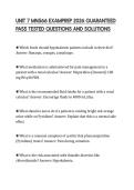 UNIT 7 MN566 EXAMPREP 2026 GUARANTEED PASS TESTED QUESTIONS AND SOLUTIONS