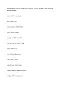 HLHS 101 Midterm Review&comma; Health Sciences Program&comma; Academic Year 2026 &ndash; Study Guide and Practice Questions