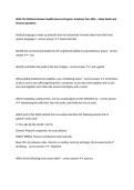 PACKAGE DEAL &colon;  HLHS 101 EXAM