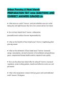 Urban Forestry & Heat Islands PREPARATION TEST 2026 QUESTIONS AND CORRECT ANSWERS GRADED A&plus;