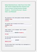 Barber State Board Exam &vert;&vert; Most Recent Exam 2026 -2027 Actual Complete Real Exam Questions And  Correct Answers &lpar;Verified Answers&rpar; Already                 Graded A&plus; &vert; Guaranteed Success&excl;&excl; &vert; Newest                             Exam &vert; Just Released&excl;&excl;  
