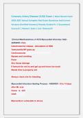 Coronary Artery Disease &lpar;CAD&rpar; Exam &vert;&vert; Most Recent Exam  2026-2027 Actual Complete Real Exam Questions And Correct  Answers &lpar;Verified Answers&rpar; Already Graded A&plus; &vert; Guaranteed                    Success&excl;&excl; &vert; Newest  Exam &vert; Just  Released&excl;&excl; 