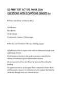 G2 PREP TEST ACTUAL PAPER 2026 QUESTIONS WITH SOLUTIONS GRADED A&plus;