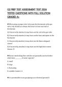 G2 PREP TEST ASSESSMENT TEST 2026 TESTED QUESTIONS WITH FULL SOLUTION GRADED A