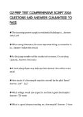 G2 PREP TEST COMPREHENSIVE SCRIPT 2026 QUESTIONS AND ANSWERS GUARANTEED TO PASS
