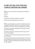 G2 PREP TEST FINAL STUDY PAPER 2026 COMPLETE QUESTIONS AND ANSWERS