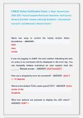 FANUC Robot Certification Exam &vert;&vert; Most  Recent Exam  2026-2027  Actual Complete Real Exam Questions  And Correct  Answers &lpar;Verified  Answers&rpar; Already Graded A&plus; &vert; Guaranteed  Success&excl;&excl; &vert;Just Released &vert; Newest Exam&excl;&excl; 