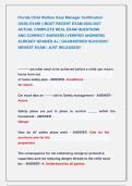 Florida Child Welfare Case Manager Certification            &lpar;2026&rpar; EXAM &vert;&vert; MOST RECENT EXAM 2026-2027  ACTUAL COMPLETE REAL EXAM QUESTIONS                       AND CORRECT ANSWERS &lpar;VERIFIED ANSWERS&rpar;  ALREADY GRADED A&plus; &vert; GUARANTEED SUCCESS&excl;&excl;  NEWEST EXAM 