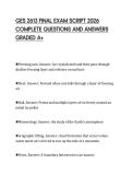 GES 2613 FINAL EXAM SCRIPT 2026 COMPLETE QUESTIONS AND ANSWERS GRADED A&plus;