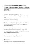 GES 2613 STUDY GUIDE EXAM 2026 COMPLETE QUESTIONS WITH SOLUTIONS GRADED A&plus;
