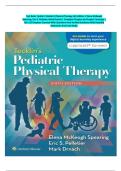 Test Bank&colon; Tecklin's Pediatric Physical Therapy&comma; 6th Edition &vert; Elena McKeogh Spearing&comma; Eric S&period; Pelletier&comma; Mark Drnach &vert; Complete Chapter-by-Chapter Coverage &vert; All 1-25 Chapters Covered With Questions And Verified Solutions With Detailed Rationales 