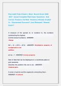 Ftce math Prek-3 Exam &vert;&vert; Most  Recent Exam 2026 -2027  Actual Complete Real Exam Questions  And  Correct Answers &lpar;Verified  Answers&rpar; Already Graded  A&plus; &vert; Guaranteed Success&excl;&excl; &vert;Just Released &vert; Newest                  Exam&excl;&excl;  