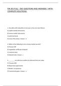FIN 301 FULL &vert; 865 QUESTIONS AND ANSWERS &vert; WITH COMPLETE SOLUTIONS&period;