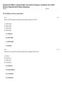 Florida Fire Officer 2 Study Guide&comma; Fire Science Program&comma; Academic Year 2026 &ndash; Review Material and Practice Questions