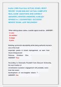 Inside LVMH Final Quiz ACTUAL EXAM &vert;&vert; MOST  RECENT  EXAM 2026-2027 ACTUAL COMPLETE            REAL EXAM  QUESTIONS AND CORRECT                     ANSWERS &lpar;VERIFIED ANSWERS&rpar; ALREADY                   GRADED A&plus; &vert; GUARANTEED  SUCCESS&excl;&excl;                     N