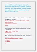 Dental Assisting Iowa RDA Radiology Exams &vert;&vert; Most Recent Exams 2026-2027