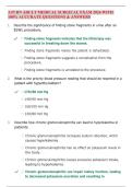 ATI ADULT MEDICAL SURGICAL PROCTORED EXAM 2026 WITH 100&percnt; ACCURATE ANSWERS