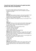 Comprehensive Supply Chain Management & Logistics Exam Bank &ndash;  Questions with Answers and Explanations