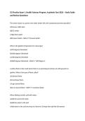 G2 Practice Exam 1&comma; Health Sciences Program&comma; Academic Year 2026 &ndash; Study Guide and Review Questions