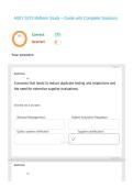 MISY 5375 Midterm Study &ndash; Guide with Complete Solutions
