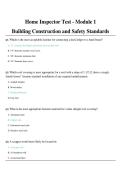 Home Inspector Test Module 1 &ndash; Practice Questions and Comprehensive Study Guide
