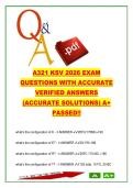A321 KSV Aircraft Systems & Safety Exam &lpar;80&plus; Questions&rpar; AVN 321 &ndash; Cabin Safety&comma; Emergency Procedures&comma; Aircraft Configuration