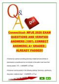 Connecticut MPJE 2026 Exam Prep &lpar;500&plus; Questions&rpar; PHAR 450 &ndash; Pharmacy Law&comma; Controlled Substances&comma; DEA Regulations