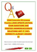 CSLB Concrete C8 License Exam Prep &lpar;150&plus; Questions&rpar; CON 101 &ndash; Concrete Calculations&comma; Reinforcement&comma; Construction Safety