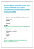 Exam &lpar;elaborations&rpar; ASSE 6010 Medical Gas Systems Installer  