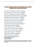 ICC SOILS CERTIFICATION TEST QUESTIONS AND CORRECT ANSWERS 100&percnt; VERIFIED 2026-2027&excl;&excl;