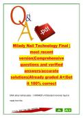MILADY NAIL TECHNOLOGY   EXAM COMPLETE PACKAGE DEAL