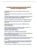 ACI ADHESIVE ANCHOR INSTALLERS EXAM WITH COMPLETE SOLUTIONS 100&percnt; VERIFIED 2026-2027&excl;&excl;