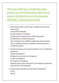 EPA Section 608 Type II Certification Exam 2026 &vert; 100 Practice Questions with Verified Answers & Rationales &vert; Instant Download PDF