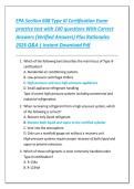EPA Section 608 Type III Certification Exam 2026 &vert; 100 Practice Questions with Verified Answers & Rationales &vert; Instant Download PDF