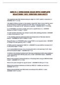 AWS D1&period;1 OPEN BOOK EXAM WITH COMPLETE SOLUTIONS 100&percnt; VERIFIED 2026-2027&excl;&excl;