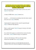 CAPSIM PRACTICE EXAM QUESTIONS AND CORRECT  DETAILED ANSWERS &lpar;VERIFIED ANSWERS&rpar; &vert;ALREADY  GRADED A&plus;&vert;&vert;BRAND NEW