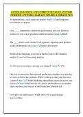 CAPSIM QUESTIONS AND CORRECT DETAILED ANSWERS  &lpar;VERIFIED ANSWERS&rpar; &vert;ALREADY GRADED A&plus;&vert;&vert;BRAND NEW
