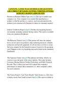 CAPSTONE&colon; CAPSIM TEAM MEMBER GUIDE QUESTIONS  AND CORRECT DETAILED ANSWERS &lpar;VERIFIED ANSWERS&rpar;  &vert;ALREADY GRADED A&plus;&vert;&vert;BRAND NEW
