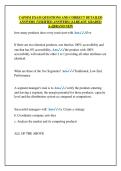 CAPSIM EXAM QUESTIONS AND CORRECT DETAILED  ANSWERS &lpar;VERIFIED ANSWERS&rpar; &vert;ALREADY GRADED  A&plus;&vert;&vert;BRAND NEW