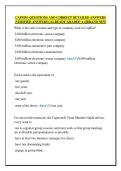CAPSIM QUESTIONS AND CORRECT DETAILED ANSWERS  &lpar;VERIFIED ANSWERS&rpar; &vert;ALREADY GRADED A&plus;&vert;&vert;BRAND NEW