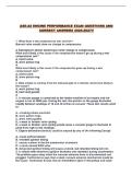 ASE-A8 ENGINE PERFORMANCE EXAM QUESTIONS AND CORRECT ANSWERS 2026-2027&excl;&excl;