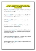 WGU C839 QUESTIONS AND CORRECT DETAILED  ANSWERS &lpar;VERIFIED ANSWERS&rpar; &vert;ALREADY GRADED  A&plus;&vert;&vert;BRAND NEW