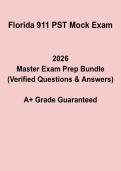 Florida 911 PST Mock Exam 2026 &ndash; Public Safety Telecommunicator Practice Test Guide