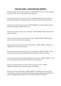 NUR 226 EXAM 1 - QUESTIONS AND ANSWERS